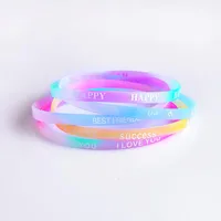 Unisex Geometric Silicone Bracelets &amp; Bangles Nhas120861 main image 4
