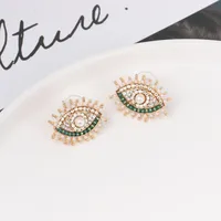 Fashion Womens Color Beads Eye Design Earrings Nhjj121637 main image 3
