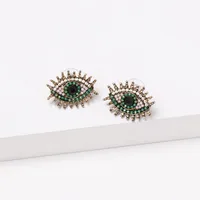 Fashion Womens Color Beads Eye Design Earrings Nhjj121637 main image 5