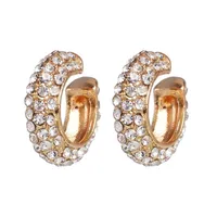 Fashion Geometric Diamond Alloy Artificial Gemstones Earrings Ear Studs main image 6