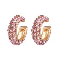Fashion Geometric Diamond Alloy Artificial Gemstones Earrings Ear Studs main image 8