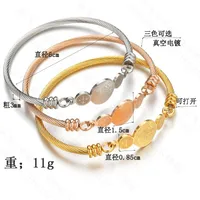 Simple Style Geometric 303 Stainless Steel 304 Stainless Steel 18K Gold Plated No Inlaid In Bulk main image 2