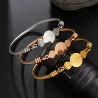 Simple Style Geometric 303 Stainless Steel 304 Stainless Steel 18K Gold Plated No Inlaid In Bulk main image 3