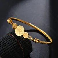 Simple Style Geometric 303 Stainless Steel 304 Stainless Steel 18K Gold Plated No Inlaid In Bulk main image 6