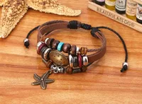Fashionable Versatile Beaded Leather Bracelets &amp; Bangles Nhpk124869 main image 5