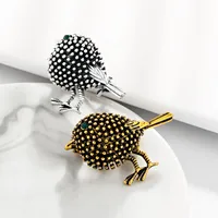 Womens Animal Plating  Sparrow Alloy Brooches Dr190505120175 main image 4