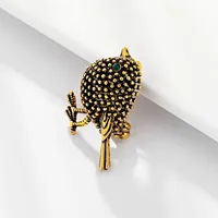 Womens Animal Plating  Sparrow Alloy Brooches Dr190505120175 main image 5