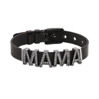 Unisex Letters Numbers Adjustable Mesh Strap Titanium Steel Bracelets &amp; Bangles Yl190506120497 main image 3