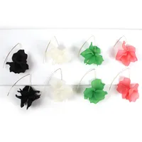 Womens Flower Plating Alloy  Resin Earrings Nhmd120755 main image 2