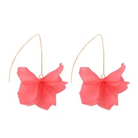 Womens Flower Plating Alloy  Resin Earrings Nhmd120755 main image 7