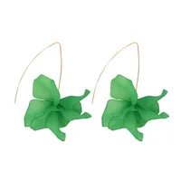 Womens Flower Plating Alloy  Resin Earrings Nhmd120755 sku image 1