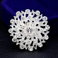 Womens Leaf Rhinestone Heart Hollow Plating Alloy Brooches Nhdr127356 main image 4