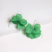 Flower Diamond Alloy No Inlaid Earrings Ear Studs main image 3