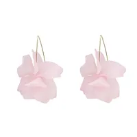 Flower Diamond Alloy No Inlaid Earrings Ear Studs main image 6