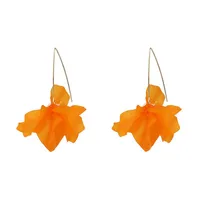 Flower Diamond Alloy No Inlaid Earrings Ear Studs main image 7