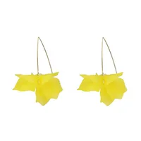 Flower Diamond Alloy No Inlaid Earrings Ear Studs main image 9