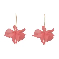 Flower Diamond Alloy No Inlaid Earrings Ear Studs main image 12