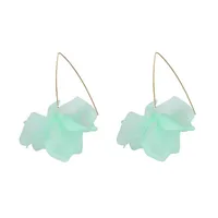 Flower Diamond Alloy No Inlaid Earrings Ear Studs main image 16