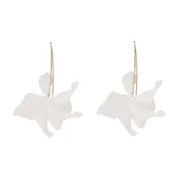 Flower Diamond Alloy No Inlaid Earrings Ear Studs main image 14