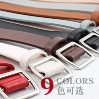 Fashion Woman Imitation Leather Smooth Buckle Belt Strap For Jeans Dress Multicolor Nhpo134178 main image 3