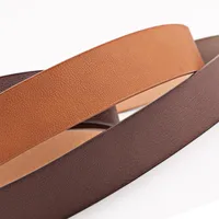 Fashion Woman Imitation Leather Smooth Buckle Belt Strap For Jeans Dress Multicolor Nhpo134178 main image 5
