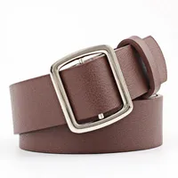 Fashion Woman Imitation Leather Smooth Buckle Belt Strap For Jeans Dress Multicolor Nhpo134178 main image 6