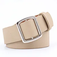 Fashion Woman Imitation Leather Smooth Buckle Belt Strap For Jeans Dress Multicolor Nhpo134178 main image 10