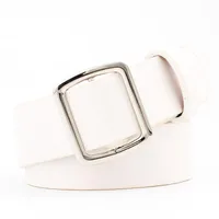 Fashion Woman Imitation Leather Smooth Buckle Belt Strap For Jeans Dress Multicolor Nhpo134178 sku image 3