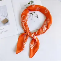 Fashion Wild Decoration Art Korean Small Scarf Nhmn134988 sku image 3