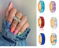 Simple Color Wild Square Zircon Ring Nhxr136076 main image 1