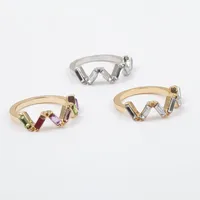 Simple Color Wild Square Zircon Ring Nhxr136076 main image 4
