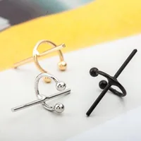 Fashion Women C Cross Single Ear Cuff Clip Earrings Alloy Alloyen Nhdp136149 main image 3