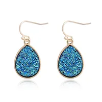 Fashion Vintage Colored Oval Earrings Nhgo136993 main image 3