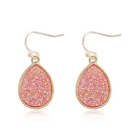 Fashion Vintage Colored Oval Earrings Nhgo136993 main image 8