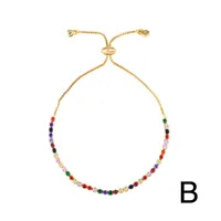 Fashion Personality Marine Wind Ins Zircon Bracelet main image 6