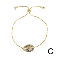 Fashion Personality Marine Wind Ins Zircon Bracelet sku image 4