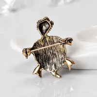 Fashion Cute Retro Small Turtle Alloy Brooch Nhdr132308 main image 5