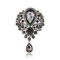 Fashion Rhinestone Glass Alloy Brooch Nhdr132412 main image 4