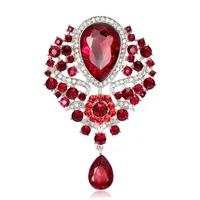 Fashion Rhinestone Glass Alloy Brooch Nhdr132412 main image 10