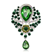 Fashion Rhinestone Glass Alloy Brooch Nhdr132412 main image 12