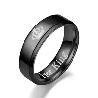 Fashion Couple Beveled Crown Ring Nhtp139039 main image 2