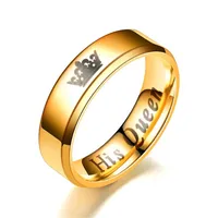 Fashion Couple Beveled Crown Ring Nhtp139039 main image 5