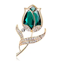 Fashion Imitated Crystal Rose Brooch Nhdr142844 main image 6