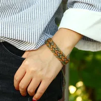 Ethnic Style Geometric No Inlaid Unisex Bracelets main image 4
