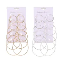 Fashion Geometric Plating Alloy No Inlaid Earrings main image 1