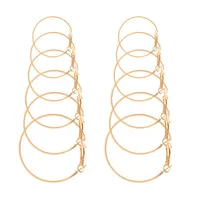 Fashion Geometric Plating Alloy No Inlaid Earrings main image 6