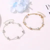 Fashion Geometric Copper No Inlaid Women's Anklet main image 3