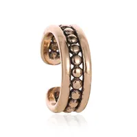 Fashion Pierced Wavy Copper Ear Cuff Clip Earrings Nhdp145331 main image 7