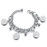 Fashion Geometric 304 Stainless Steel 18K Gold Plated No Inlaid Bracelets In Bulk main image 3