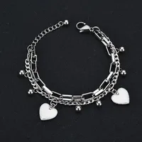 Fashion Geometric 304 Stainless Steel 18K Gold Plated No Inlaid Bracelets In Bulk main image 17